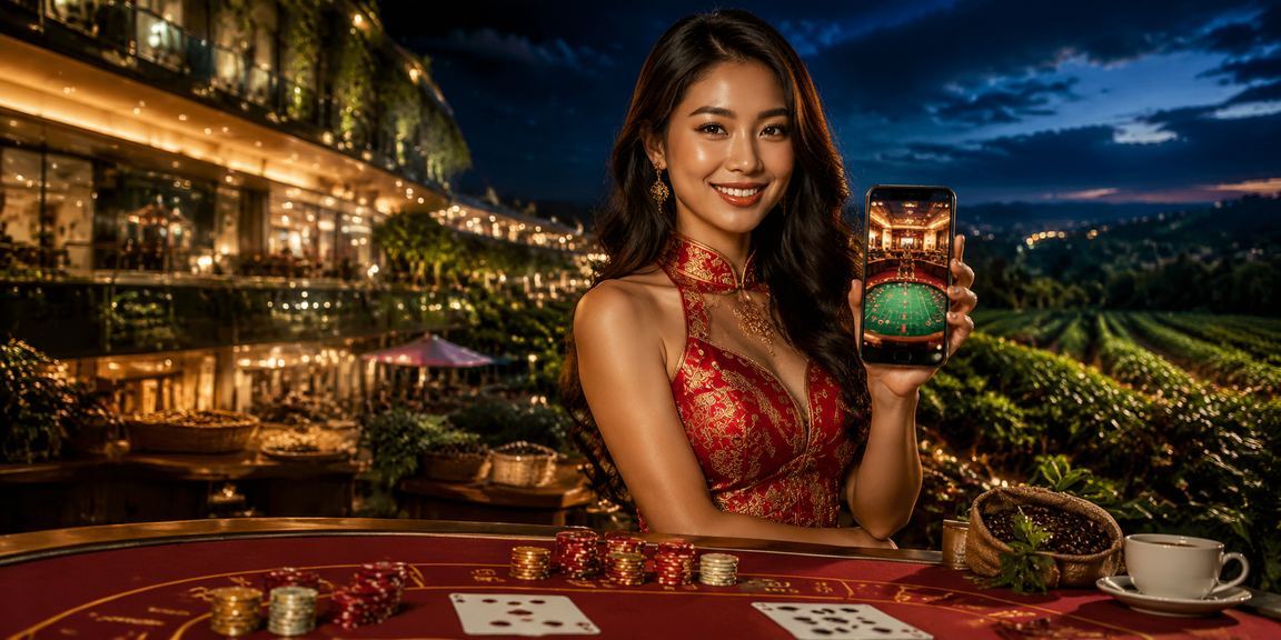 Không gian giải trí casino lung linh tại Hội An về đêm bên ly cà phê Việt Nam